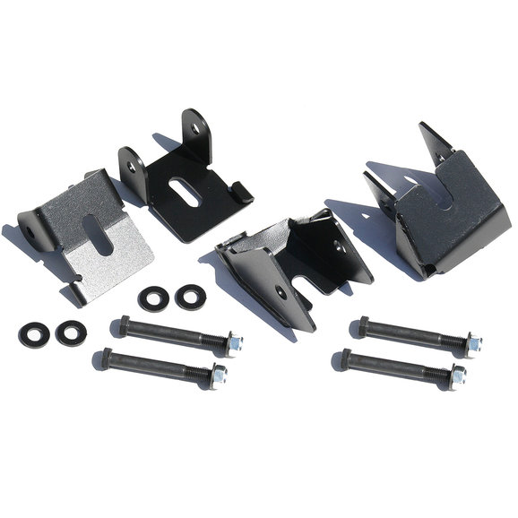 Rock Hard 4X4 Front & Rear Lower Control Arm Skid Plates Rock Hard 4X4 RH-9032 Front & Rear Lower Control Arm Skid Plates for 07-18 Jeep Wrangler JK