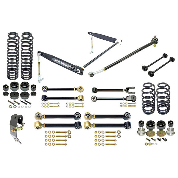 RockJock CE9801H 4" Lift Kit with AntiRock for 9706 Jeep Wrangler TJ