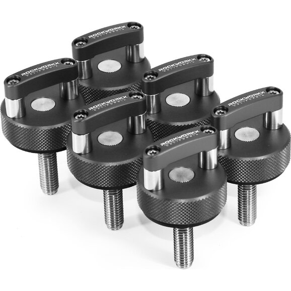 Rockworkx  Hardtop Thumb Screws for 07-25 Jeep Wrangler JK, JL & Gladiator JT