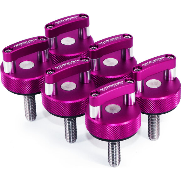 Rockworkx  Hardtop Thumb Screws for 07-25 Jeep Wrangler JK, JL & Gladiator JT