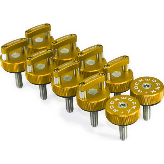 Rockworkx  Hardtop Thumb Screws for 76-06 Jeep CJ, Wranlger YJ & TJ