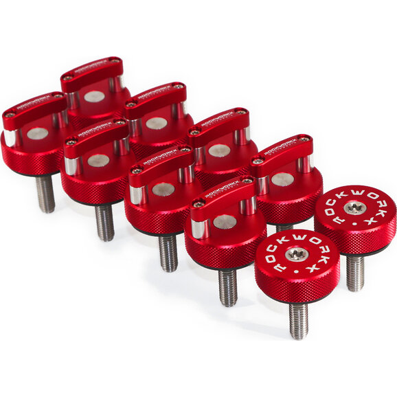 Rockworkx  Hardtop Thumb Screws for 76-06 Jeep CJ, Wranlger YJ & TJ