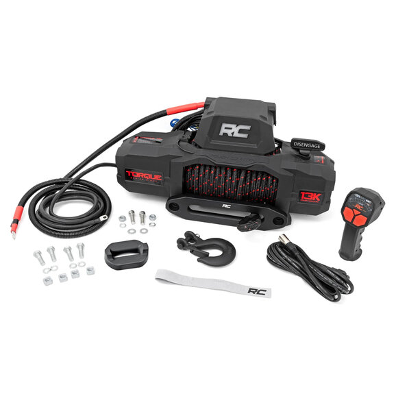 Rough Country 13,000 Lb Pro Series Winch Rough Country TS13000S 13,000 Lb Pro Series Winch with Synthetic Rope