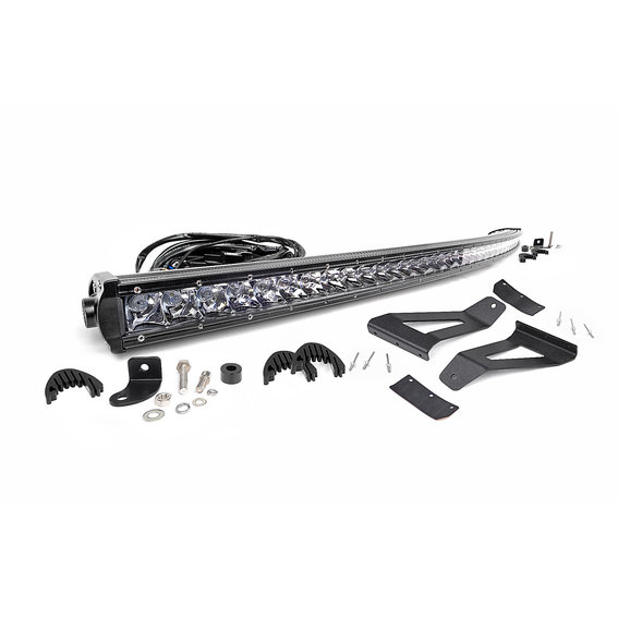 Rough Country 50" Curved LED Light Bar Upper Windshield Kit for 8401