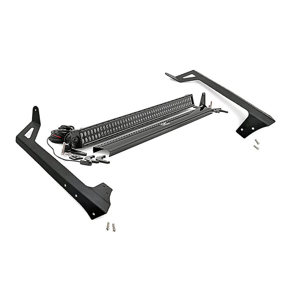 Rough Country 50in LED Light Bar Kit with Windshield Mounts Rough Country  50in LED Light Bar Kit with Windshield Mounts for 07-18 Jeep Wrangler JK