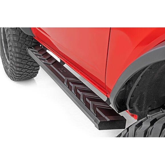 Rough Country BA2 Running Boards Rough Country 41008 BA2 Running Boards for 21-25 Ford Bronco 2-Door