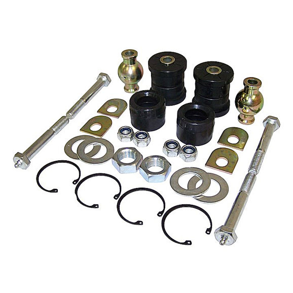 Crown Automotive Heavy Duty Adjustable Control Arm Rebuild Kit Crown Automotive RT21016 Heavy Duty Adjustable Control Arm Rebuild Kit for 97-06 Jeep Wrangler TJ & Unlimited; 84-01 Cherokee XJ & Comanche MJ and 93-98 Grand Cherokee ZJ
