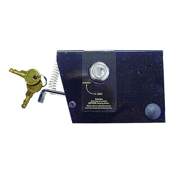 Crown Automotive Hood Lock Crown Automotive RT26026 Hood Lock for 72-86 Jeep CJ Series