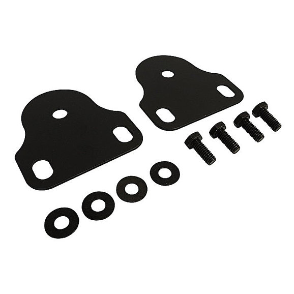 Crown Automotive Stainless Steel Interior Windshield Hinge Brackets Crown Automotive Stainless Steel Interior Windshield Hinge Brackets for 76-95 Jeep CJ and Wrangler YJ