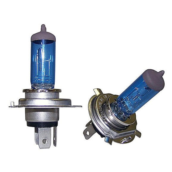 Crown Automotive H4 Headlamp Bulb Pair Crown Automotive RT28004 H4 Headlamp Bulb Pair for 87-18 Jeep Wrangler YJ, TJ, JK & 84-01 Cherokee XJ with H4 Headlight Conversion