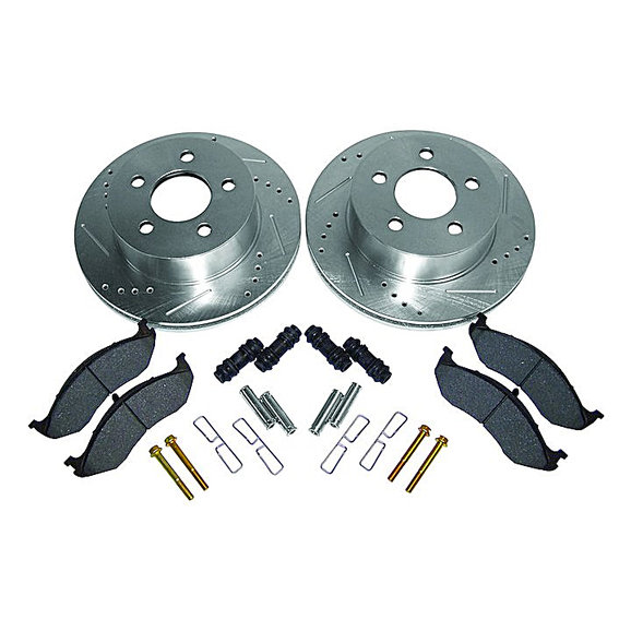 Crown Automotive Performance Front Disc Brake Service Kit Crown Automotive RT31012 Performance Front Disc Brake Service Kit for 99-06 Jeep Wrangler TJ and 99-01 Cherokee XJ