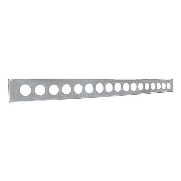 Crown Automotive Stainless Steel Front Bumper with Holes Crown Automotive RT34022 Stainless Steel Front Bumper with Holes for 55-86 Jeep CJ Series