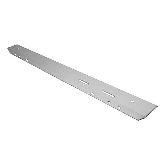 Crown Automotive Front Bumper Overlay in Stainless Crown Automotive RT34024 Front Bumper Overlay in Stainless for 76-86 Jeep CJ