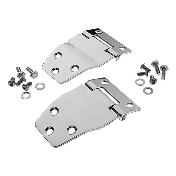 Crown Automotive Stainless Steel Liftgate Hinge Set Crown Automotive RT34032 Stainless Steel Liftgate Hinge Set for 77-86 Jeep CJ7