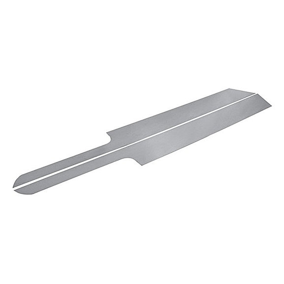 Crown Automotive Stainless Steel Rocker Panel Overlay Kit Crown Automotive RT34046 Stainless Steel Rocker Panel Overlay Kit for 87-95 Jeep Wrangler YJ