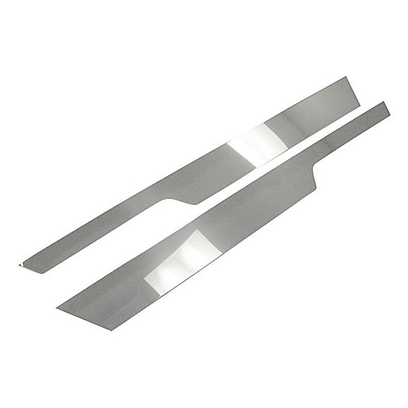 Crown Automotive Rocker Panel Overlay Set in Stainless Steel Crown Automotive RT34062 Rocker Panel Overlay Set in Stainless Steel for 97-06 Jeep Wrangler TJ