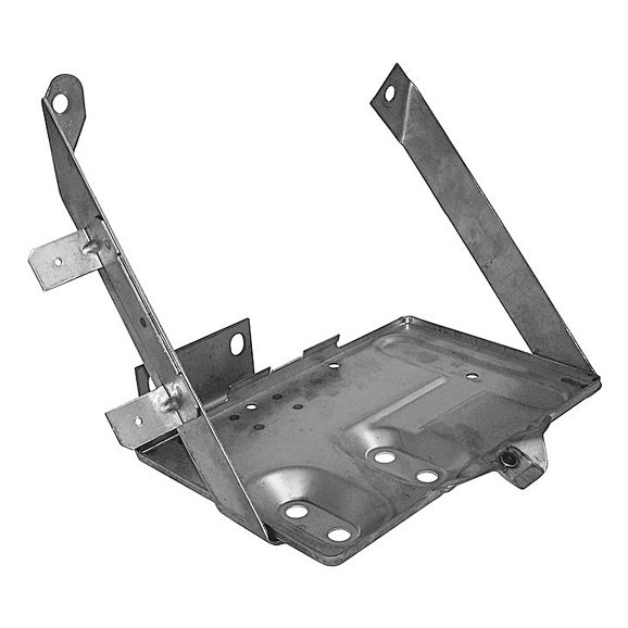 Crown Automotive Battery Tray in Stainless Steel Crown Automotive RT34087 Battery Tray in Stainless Steel for 76-86 Jeep CJ Series