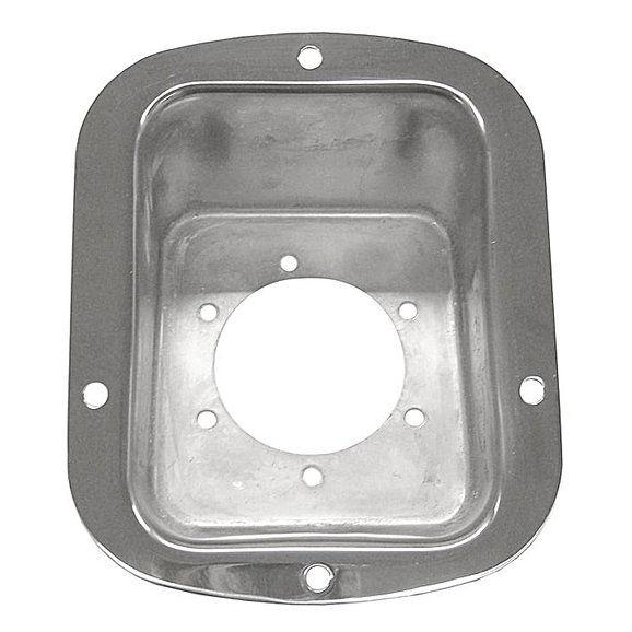 Crown Automotive Gas Filler Bezel in Stainless Steel  Crown Automotive RT34089 Gas Filler Bezel in Stainless Steel  for 77-95 Jeep CJ and Wrangler YJ