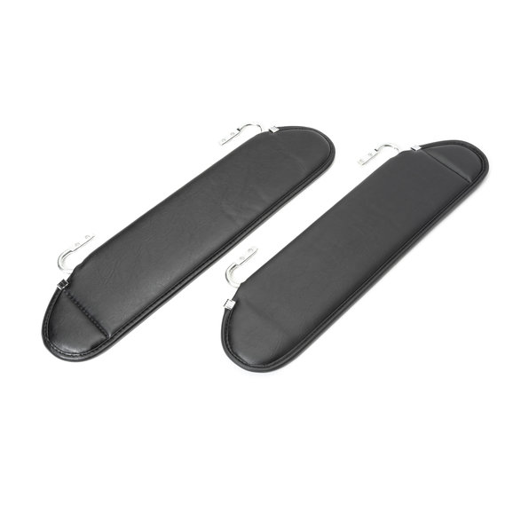 Crown Automotive Sun Visor Set in Black Crown Automotive RT52005 Sun Visor Set in Black for 87-95 YJ Wrangler