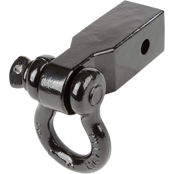 Rugged Ridge 2" Receiver Hitch D-Ring & Shackle Bracket Rugged Ridge 11234.01 2" Receiver Hitch D-Ring & Shackle Bracket