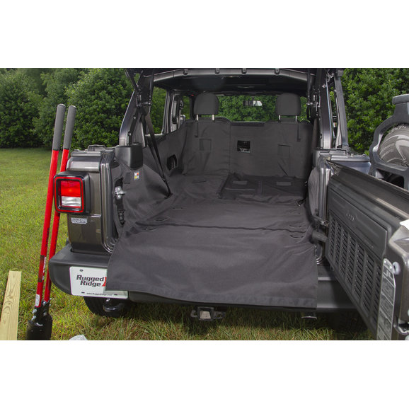 Rugged Ridge C3 Rear Cargo Cover Rugged Ridge 13260.13 C3 Rear Cargo Cover for 18-21 Jeep Wrangler JL Unlimited