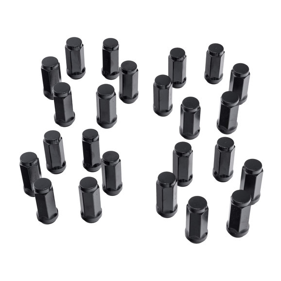 Rugged Ridge 24-Piece Lug Nut Set Rugged Ridge 16715.32 24-Piece Lug Nut Set for 18-21 Jeep Wrangler JL & Gladiator JT