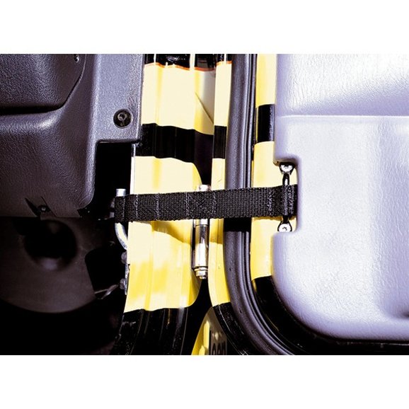 Rugged Ridge Adjustable Door Straps Rugged Ridge 12103.01 Adjustable Door Straps for 76-06 Jeep CJ-5, CJ-7, CJ-8 Scrambler, Wrangler YJ and Wrangler TJ