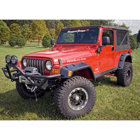Rugged Ridge All-Terrain 6-Piece 6" Flare Kit Rugged Ridge 11630.10 All-Terrain 6-Piece 6" Flare Kit for 97-06 Jeep Wrangler TJ & Unlimited