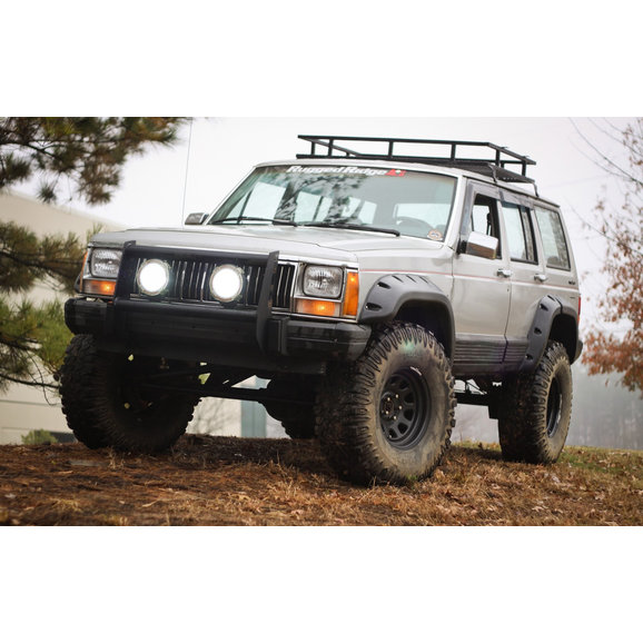 Rugged Ridge All-Terrain Fender Flare Kit Rugged Ridge 11634.10 All-Terrain Fender Flare Kit for 84-01 Jeep Cherokee XJ 4-Door