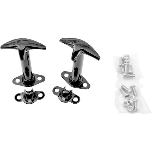 Rugged Ridge Hood Catch Kit Rugged Ridge 11210.01 Hood Catch Kit for 42-95 Jeep 42-95 Jeep CJ & Wrangler YJ
