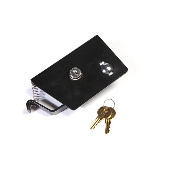 Rugged Ridge Hood Lock Kit with Side-Side Hood Latch Rugged Ridge 11252.03 Hood Lock Kit with Side-Side Hood Latch for 1997 Jeep Wrangler TJ