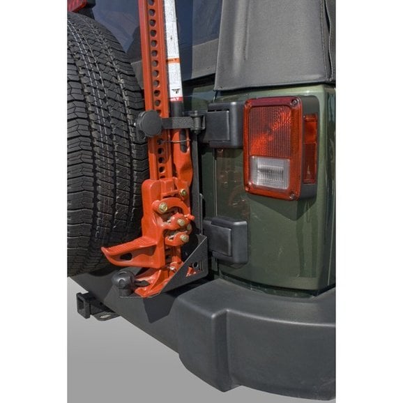 Rugged Ridge Off-Road Jack Mount Rugged Ridge 11586.01 Off-Road Jack Mount for 07-18 Jeep Wrangler JK
