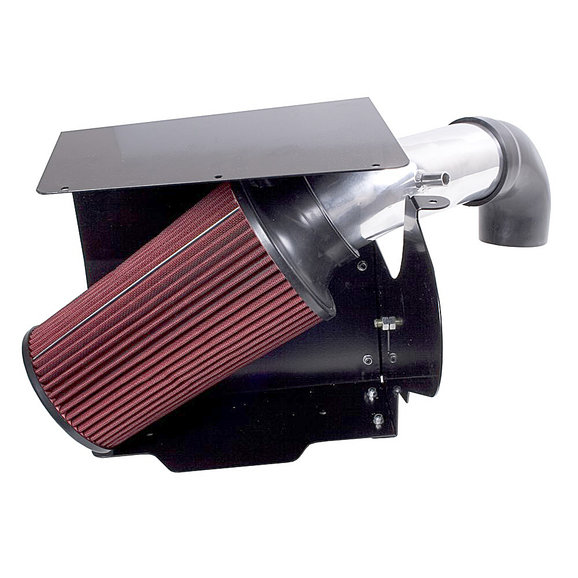 Rugged Ridge Polished Aluminum Air Intake Kit Rugged Ridge 17750.04 Polished Aluminum Air Intake Kit for 91-95 Jeep Wrangler YJ with 4.0L Engine