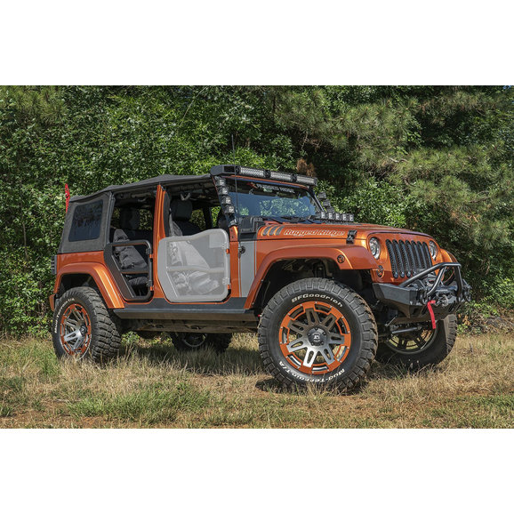 Rugged Ridge  Fortis Tube Doors for 07-18 Jeep Wrangler JK