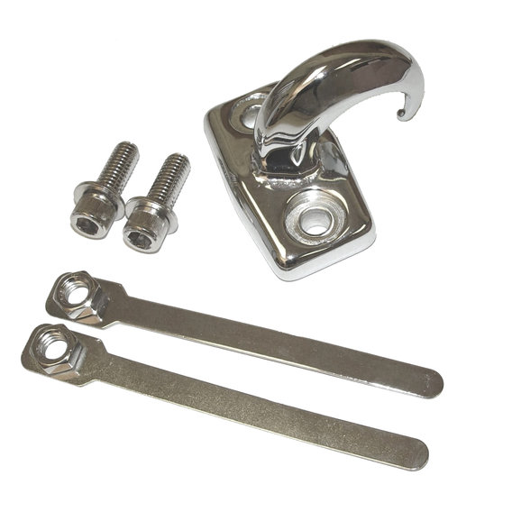 Rugged Ridge Rear Tow Hook in Chrome Rugged Ridge 11303.02 Rear Tow Hook in Chrome for 97-06 Jeep Wrangler TJ & Unlimited
