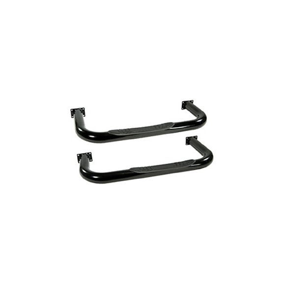 Rugged Ridge Side Step Bars in Gloss Black Rugged Ridge 11590.01 Side Step Bars in Gloss Black for 76-83 Jeep CJ-5