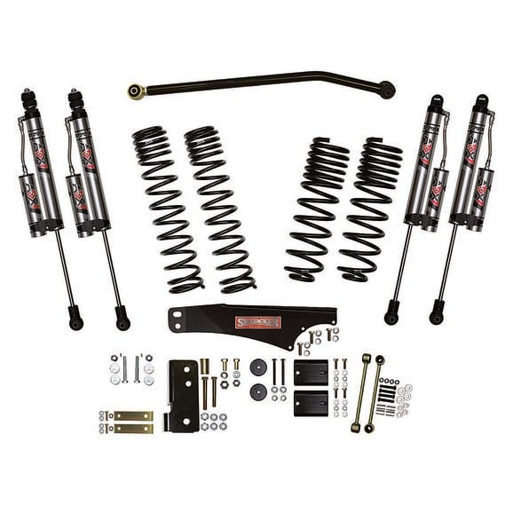 Skyjacker 4" Dual Rate Long Travel Suspension Lift with ADX 2.0 Remote Reservoir Shocks Skyjacker JK40BKXLT 4" Dual Rate Long Travel Suspension Lift with ADX 2.0 Remote Reservoir Shocks for 07-18 Jeep Wrangler JK