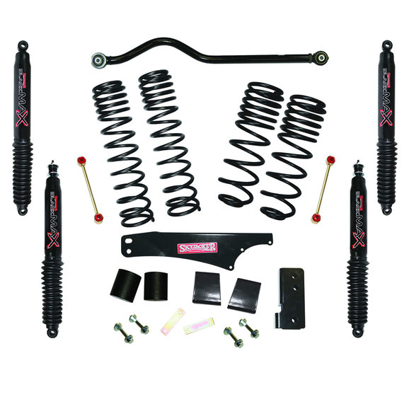 Skyjacker 3.5-4 Inch Dual Rate Long Travel Suspension System with Shocks Skyjacker  3.5-4 Inch Dual Rate Long Travel Suspension System with Shocks for 2007-2018 Jeep Wrangler JK 2 Door