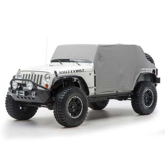 Smittybilt Cab Cover with Door Flaps in Gray Smittybilt 1069 Cab Cover with Door Flaps in Gray for 07-18 Jeep Wrangler Unlimited JK 4 Door