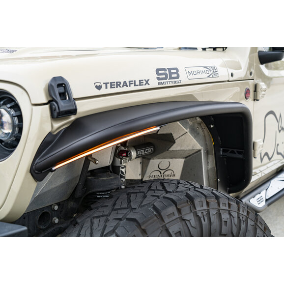 Smittybilt XRC Tube Fenders Smittybilt SB77852 XRC Tube Fenders for 18-26 Jeep Wrangler JL & Gladiator JT