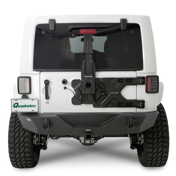 Smittybilt 2843 SRC HD Pivot Rear Tire Carrier for 0718 Jeep Wrangler