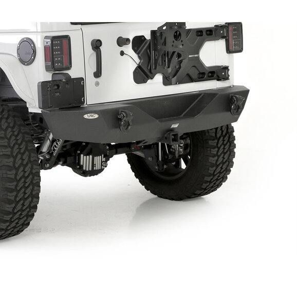 Smittybilt XRC Gen 1 Rear Bumper with Hitch Smittybilt 77855 XRC Gen 1 Rear Bumper with Hitch for 18-25 Jeep Wrangler JL