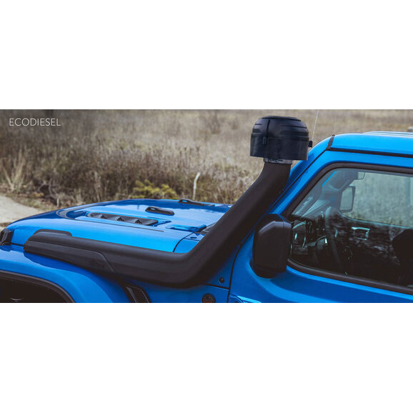 EcoDiesel Snorkel Installed AEV Snorkel Kit for Wrangler JL & Gladiator JT with 3.0L EcoDiesel Installed