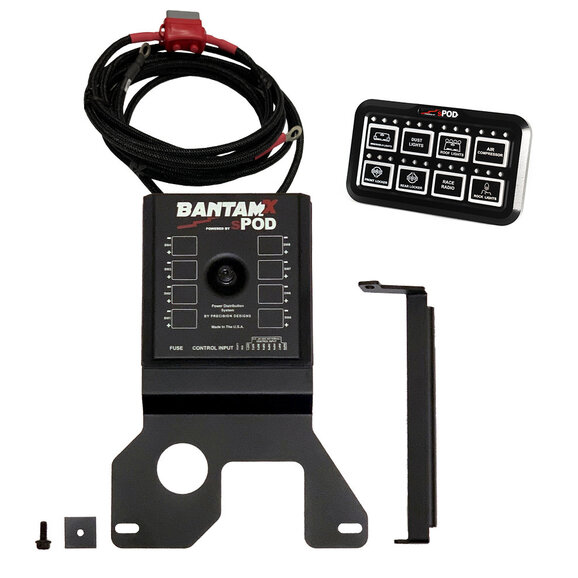 sPOD BantamX HD sPOD 870030 BantamX HD 18-24 Jeep Wrangler JL with a V8 Engine