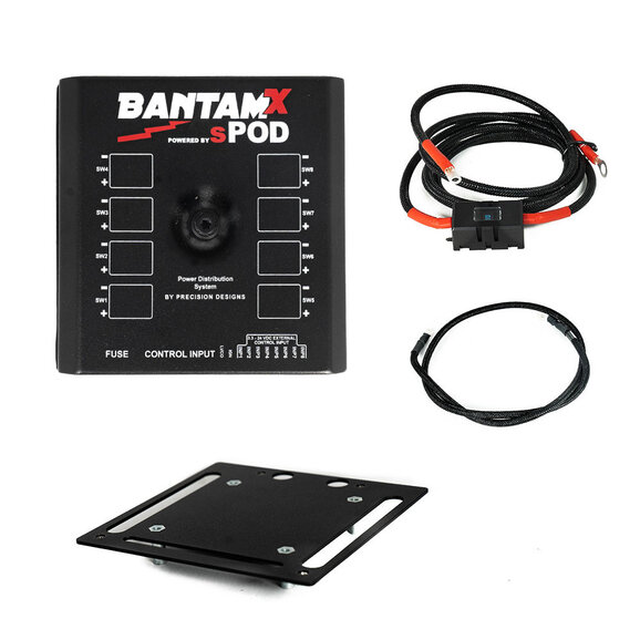 sPOD BantamX Wireless Switch Controller - Universal sPOD 870115 BantamX Wireless Switch Controller - Universal with 84" Battery Cable