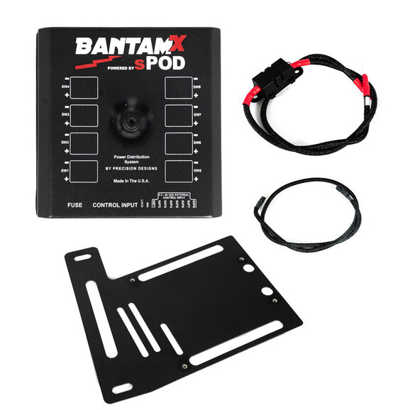 sPOD BantamX Wireless Switch Controller sPOD 870120 BantamX Wireless Switch Controller for 07-18 Jeep Wrangler JK