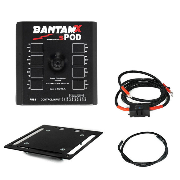 sPOD BantamX Wireless Switch Controller sPOD 870124 BantamX Wireless Switch Controller for 03-06 Jeep Wrangler TJ