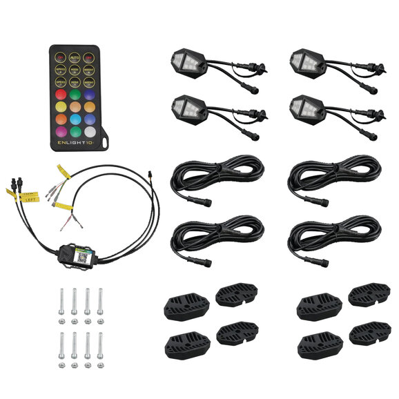 Stinger Off-Road Race Sport Lighting COLORTRAIL RGBW Chasing Rock Lights Stinger Off-Road Race Sport Lighting COLORTRAIL RGBW Chasing Rock Lights with Daisy Chain Connections & ENLIGHT10 App Compatibility