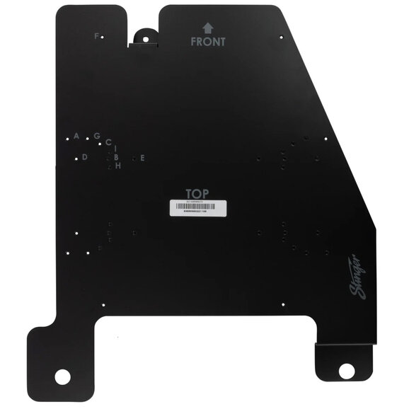 Stinger Off-Road Under Seat Amplifier Mounting Bracket Stinger Off-Road  Under Seat Amplifier Mounting Bracket for 11-18 Jeep Wrangler JK Unlimited 4-Door