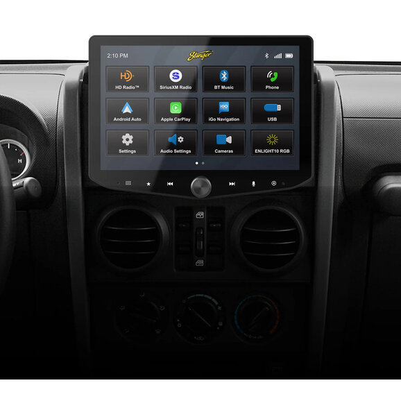 Stinger Off-Road HORIZON10 10" Radio Kit Stinger Off-Road STH10JKX HORIZON10 10" Radio Kit for 07-18 Jeep Wrangler JK